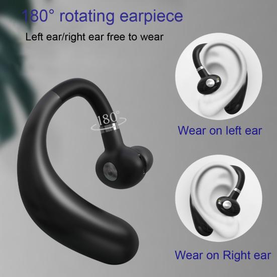 1Pc R10 Wireless Ear Mini Bluetooth-compatible Earphone Hanging 5 Multi-function HiFi TRUE Wireless