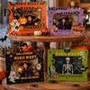 Creative Autumn Housewarming Gifts Halloween Wooden Photo Frame, Double Layer Wood Tabletop Picture Holder, Frames Display Stand for Home Holiday