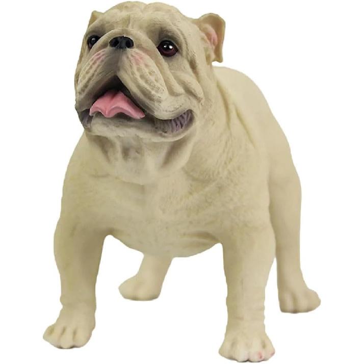 Cabilock Adorable Simulated Dog Figurine High-Grade Plastic Dog Model for Home Decoration and Collectibles Lightweight