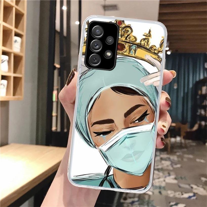 Medicine Nurse Doctor Soft Phone Case For Samsung Galaxy A16 A26 A36 A56 A15 A14 A13 A55 A54 A53 A35 A34 A33 A25 A24 A23 A05S A0