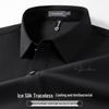 Men's Ice Silk Seamless Antibacterial Polo Shirt