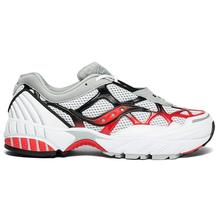 saucony Grid Web White Grey Red S70466-2(M)