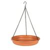 Sturdy Plastic Hanging Bird Feeder Large Capacity Multifunctional Bird Bath Tub Adequate Space Bird Shower Tray Garden