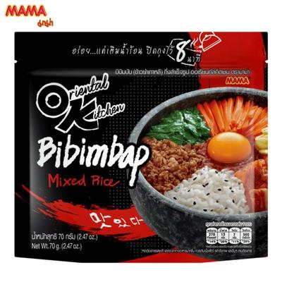 MAMA Oriental Kitchen Hazır Bibimbap Kore Karışık Pirinç 70 gx 3 adet / 6 adet / 12 adet - Thai Food