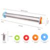 Adjustable Rolling Pin Removable Ring Dough Mat Dough Roller Stainless SteelSilicone Kneading Mat Non-Stick Silicone