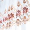 Sheer Curtains Embroidered Window Voile Drapes for Living Room Grommet Top Solid Lightweight for Bedroom Home Decor