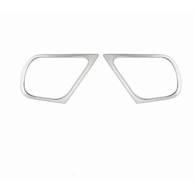 Autozubehör Edelstahl Chrom Front Schwanz Nebelscheinwerfer Lampenabdeckung für Renault Dacia Duster 2018-