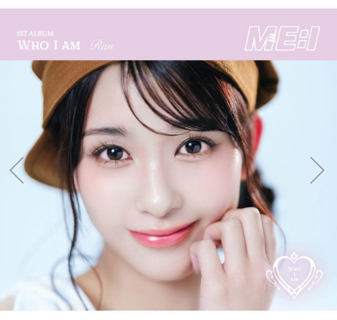 

[USED] Anonymous ME:I 1st Album WHO I AM FC Limited Edition Ishii Ran