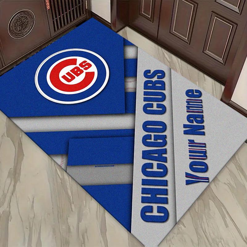 Name Custom Chicago Cubs Carpet Rug for Living Room Bedroom Home Sofa Decoration,Kids Play Non-slip Floor Mat