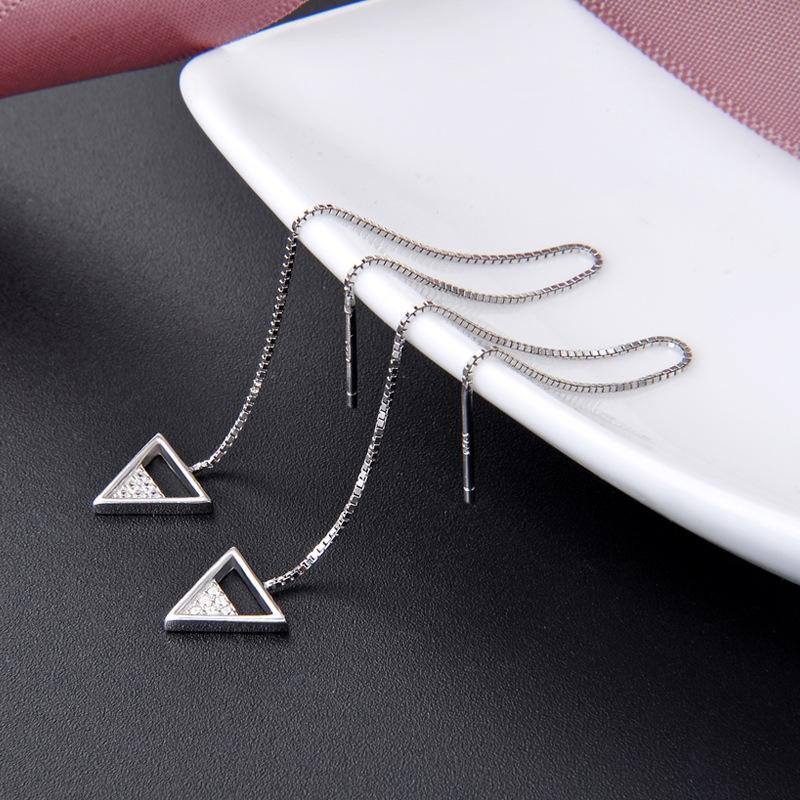 Lindon 925 sterling silver örhängen Drop örhängen för kvinnor Bröllopsfest presenter