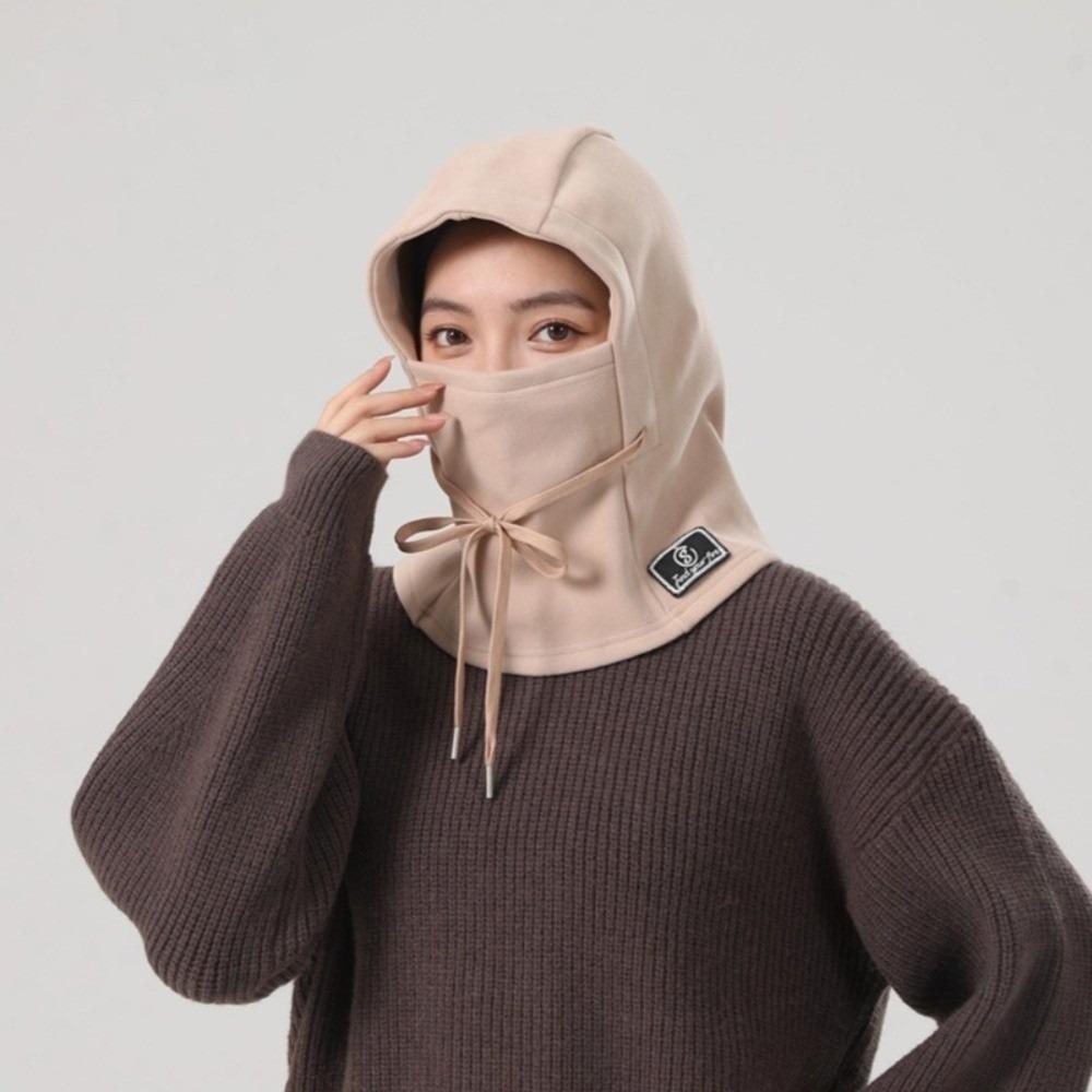 

New Warm Scarf Mask Integrated Hat Windproof Helmet Cap 3-in-1 Waterproof Neck Warmer Autumn and Winter