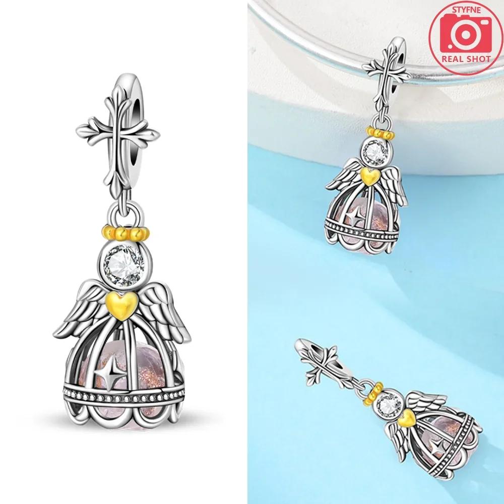 Authentic Glowing Light Bulb Red Doll Apple Girl Bow Rose Charm Bead Charms Copper Bead Charms Compatible With Bracelets Jewellery Women Gift Diy Acce