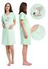 Women's Cotton Short-Sleeve Nursing Shirt XXL Vienetta Comfortable