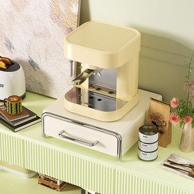 Estante de Exhibición de Café Tipo Cajón Construcción Metálica Caja de Almacenamiento Multiusos para Bolsitas de Té Diseño de Escritorio Estantes de Almacenamiento