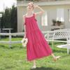 Cypress Home Resort Style Patchwork Midi Cami Dress
