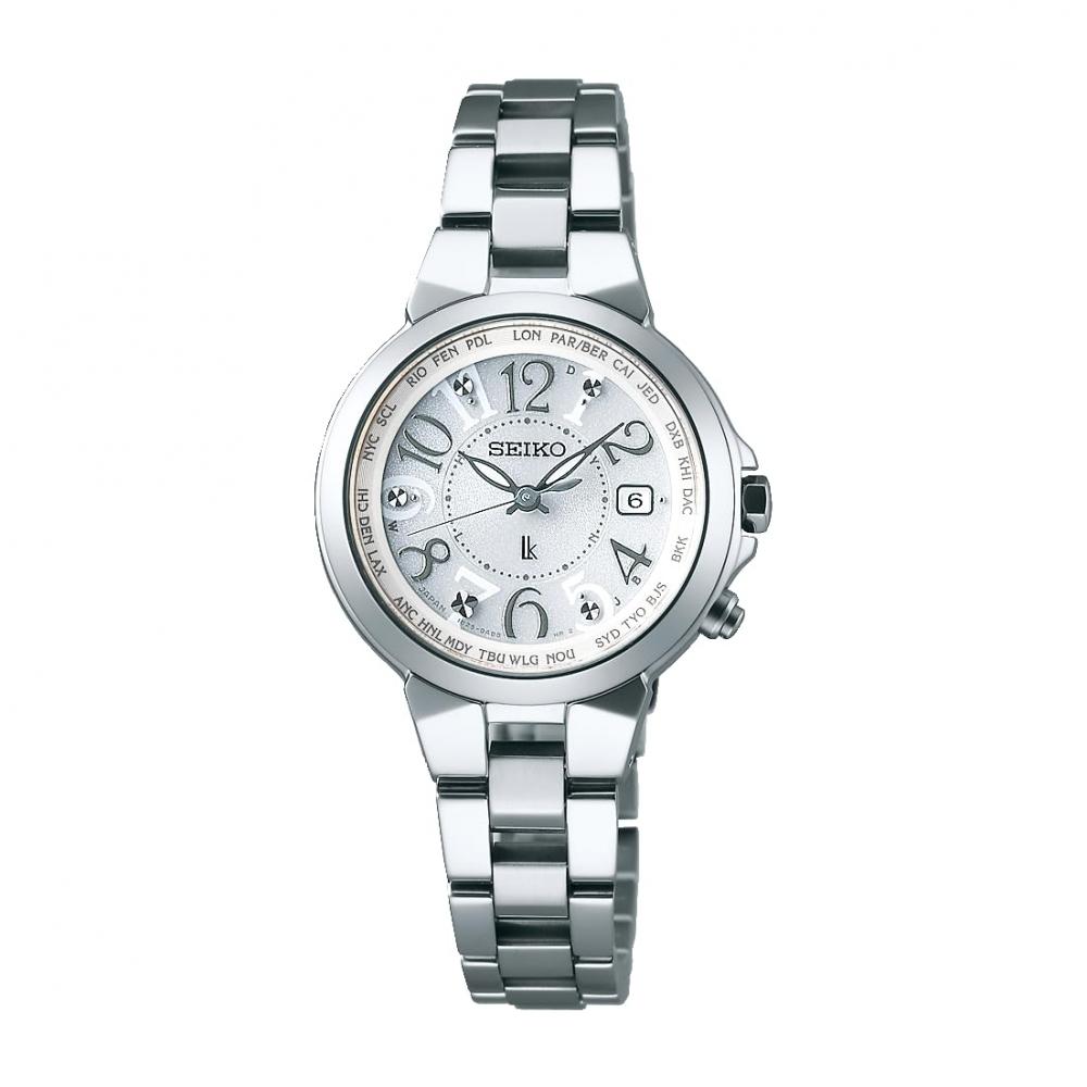 

[Seiko Watch] Lucia Solar Radio Titanium Model Сапфірове скло Супер прозоре покриття SSQV001 Жіноче срібло