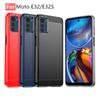 For Cover Moto E32S Case For Motorola Moto E32S Capa Carbon Fiber Bumper Back Shockproof Soft Case For Moto E 32 E32 E32S Fundas