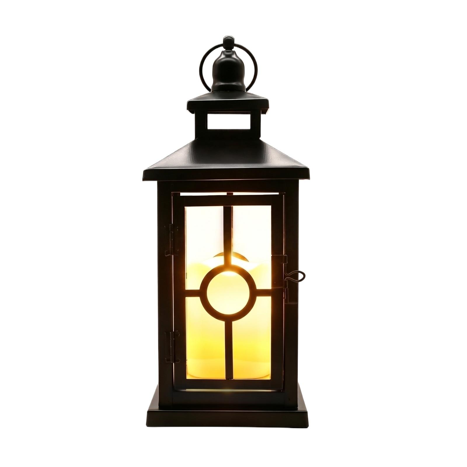 

Black Wrought Iron LED : Decorative For Festive Ambiance One Size