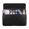 Universal Leather Mobile Phone Holster Belt Clip Case For iPhone 17 16 15 14 Pro Max Samsung Huawei Xiaomi Men Waist Bag Cover