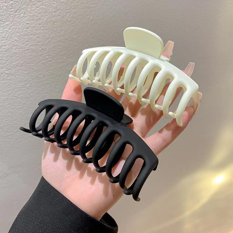 Frosted Dragon Bone Large Shark Hair Clip - Versatile Bath/Updo Accessory