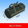 Thick Canvas Tool Storage Bag Portable Wear Resistant Hardware Organizer for Plumbing Repair Job Site Use 1PC