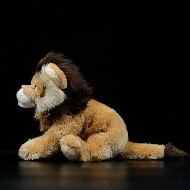 1PC Simulation Tier Plüsch Spielzeug Modell Afrikanische Löwe Plüsch Puppe Kind Weihnachten Geschenke