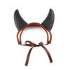 And Black Whimsical Red Felt Devil Horns Headband For Pets Ideal For Halloween Parties And Gift Giving