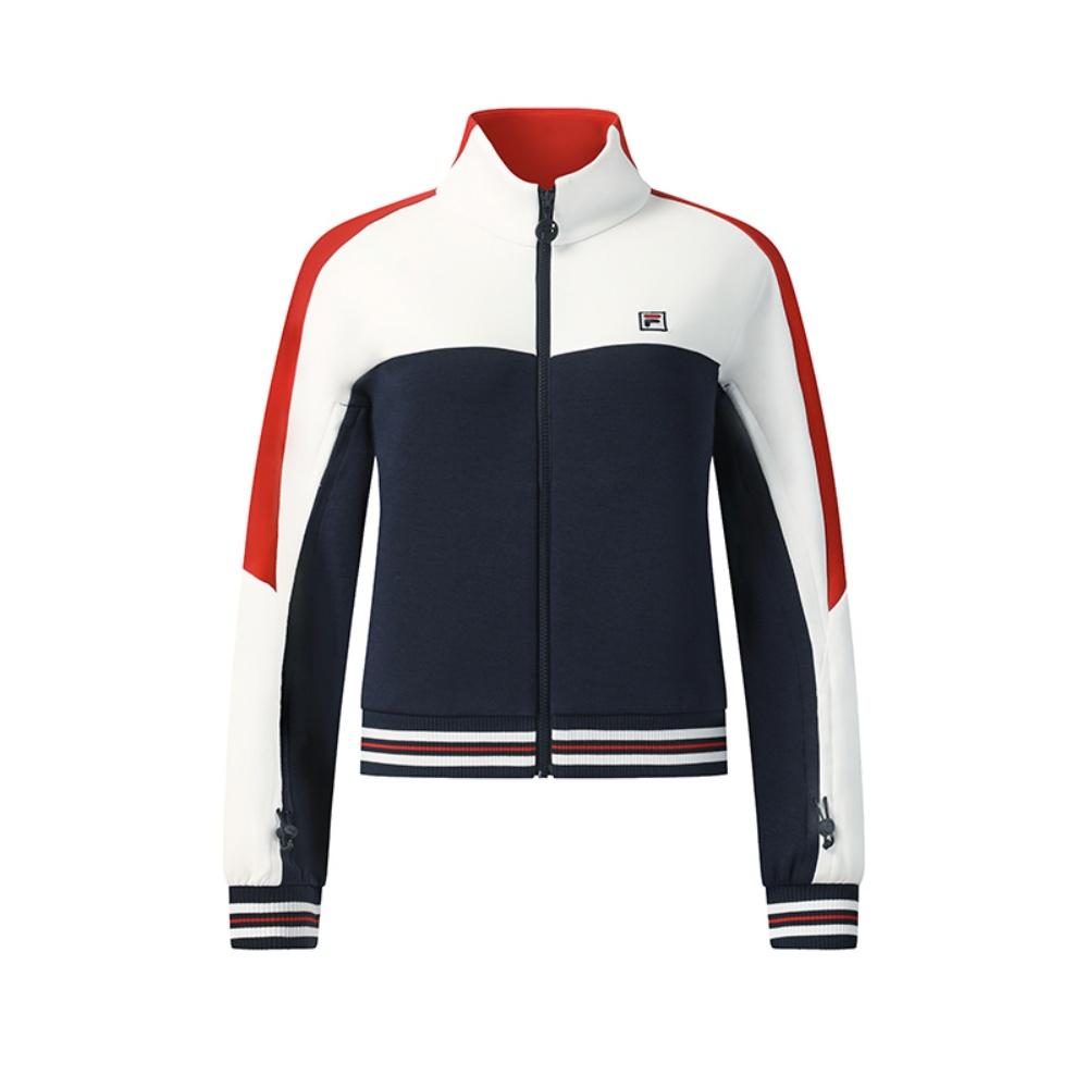 

Fila Теннис Мода Повседневная Спортивная Куртка Женская Куртка Небесно-Голубая A11W543516FBU M