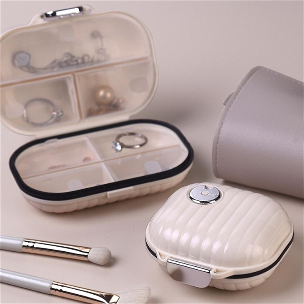 Tragbare Medizinbox, sieben Tage die Woche, drei Mahlzeiten am Tag, versiegelte, feuchtigkeitsbeständige Multi-Grid-Medizinbox, multifunktionale Schmuckschatulle