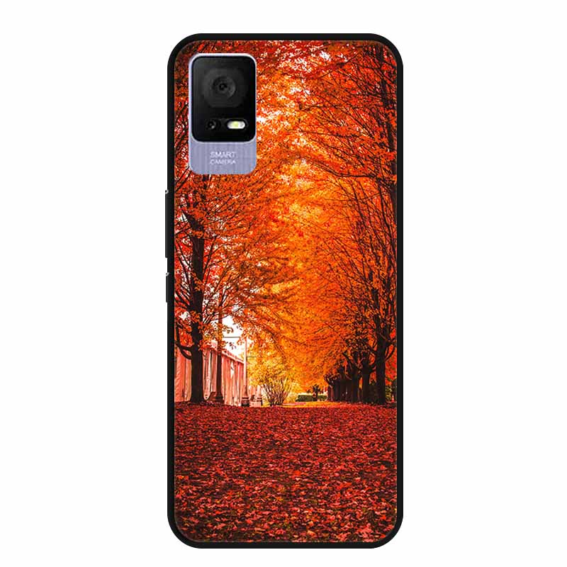 For TCL Ion V Case IonX Painted Cat Soft TPU Black Silicone Phone Cases for TCL Ion X Cover Fundas IonV Coques for TCLIonX Bags