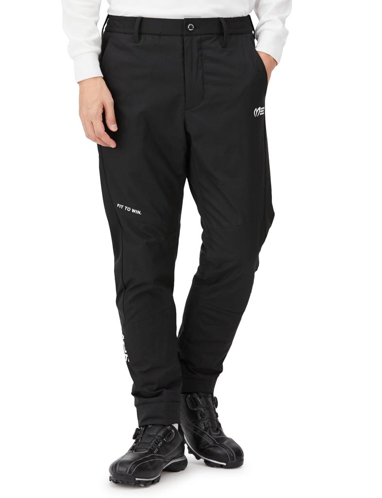 Water Repellent Easy Pants Golf 7 [Master Bunny] Men's (Houndstooth Pattern/Stretchy) / / 758-3236007 010_Black [3L]