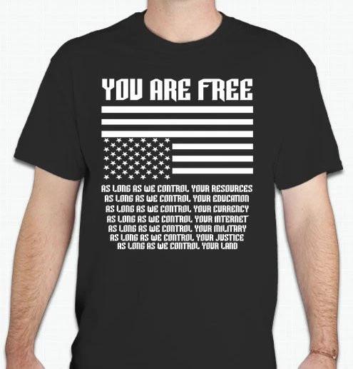 YOU ARE FREE... As long as we control EVERYTHING Anarchy anarchist T shirt anon XXXL
