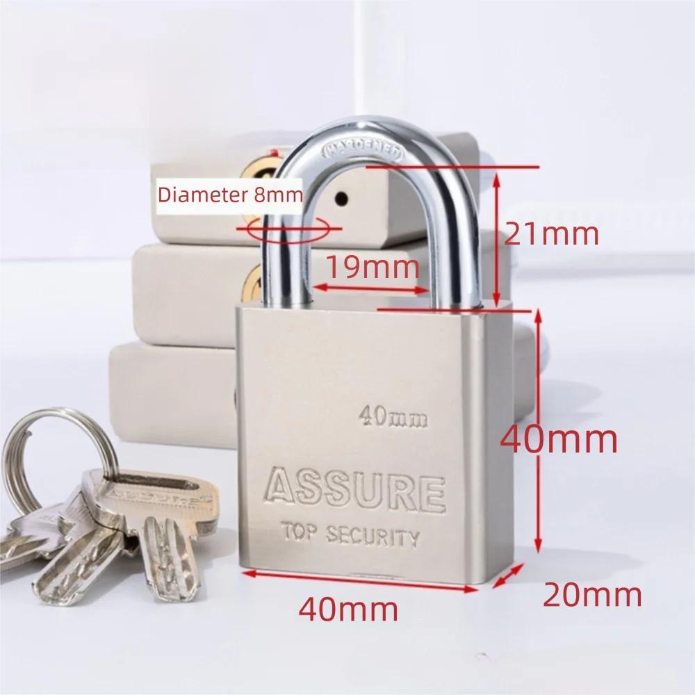 Cadenas pour armoire de dortoir en métal Antivol Anti-levier Conception Lock de sécurité pour valise Avec clés Imperméable