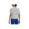 Under Armour Tie-Dye Print Crew Neck Short Sleeve T-Shirt Women tops Mist-Gray 1376827-006