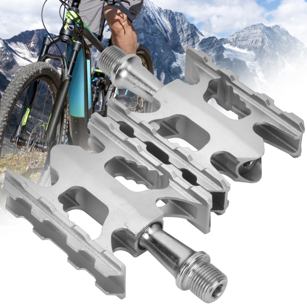 

1 Pair Easy Installation Bicycle Pedal Non-slip Bicycle Bearing Pedal Outdoor Cycling серебряный