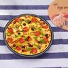 Non-Stick Black Pizza Pan with Wide Edge - Available In 6", 7", 8", 10" - Perfect for Baking.