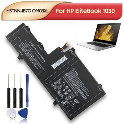 Batteria al Litio Ricaricabile Per HP EliteBook 1030 G2 1GY31PA HSTNN-IB7O OM03XL Batteria per Laptop 4935mAh