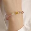 Natural Garnet Bracelet Crystal Strawberry Crystal Bracelet Bangles Women Fashion Jewelry Accessories Gift