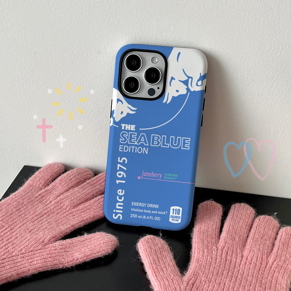 Energy drink cool bull stylish design Phone Case Film shell For iPhone 17 16e 16 15 14 13 12 11 Pro Max Plus XS