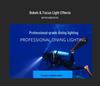 High-Lumen LED Outdoor Headlamp for Climbing, Fishing, and Diving, Featuring Strong Light and Long Battery Life