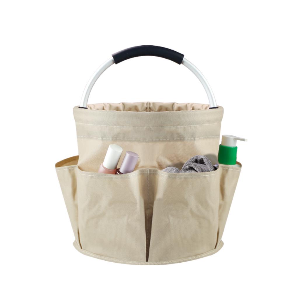 Portable Outdoor Picnic and Beach Basket – Foldable, Multi-Purpose Storage Bag for Bathroom or Mother and Baby Needs.