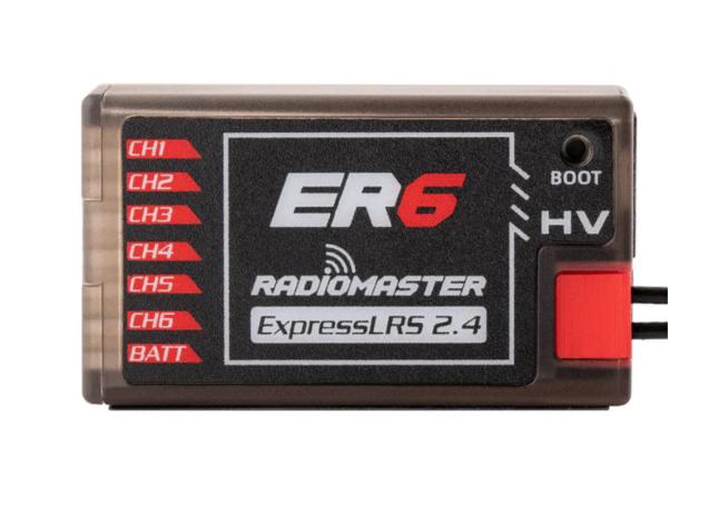 Radiomaster ER6 2.4GHz ELRS PWM Receiver ExpressLRS System for FPV Drone Parts Small Aircraft Ship Car Models