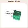 100 Pieces Acrylic Cubes Blank Dice DIY Learning Stacking Toy 1cm Board Game Building Blocks for