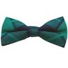 [Bowties.jp] Green Navy Check Bow Tie (Easy To Wear) Bd217