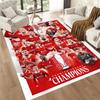 Liverpool Football Club Floor Mat Design For Balcony Bedrooms Playrooms Dining Room Antislip Carpet Office Home Decor