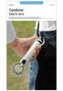 Compact 25-Year Handheld Cooling Fan with Ice Pack & Carabiner for Portable Outdoor Use
