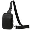 Fashion Cowhide Chest Bag Men's Casual Travel Genuine Leather Shoulder Bag Small Messenger Bag for Male Phone Coin Purses