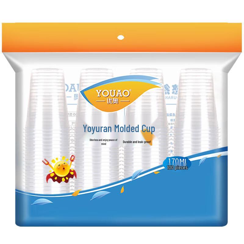 YOUAO Disposable Plastic Cups