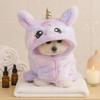 Teddy clothes than bear pet bathrobe cat dog bath towel clothes pet cute halloween christmas clothes