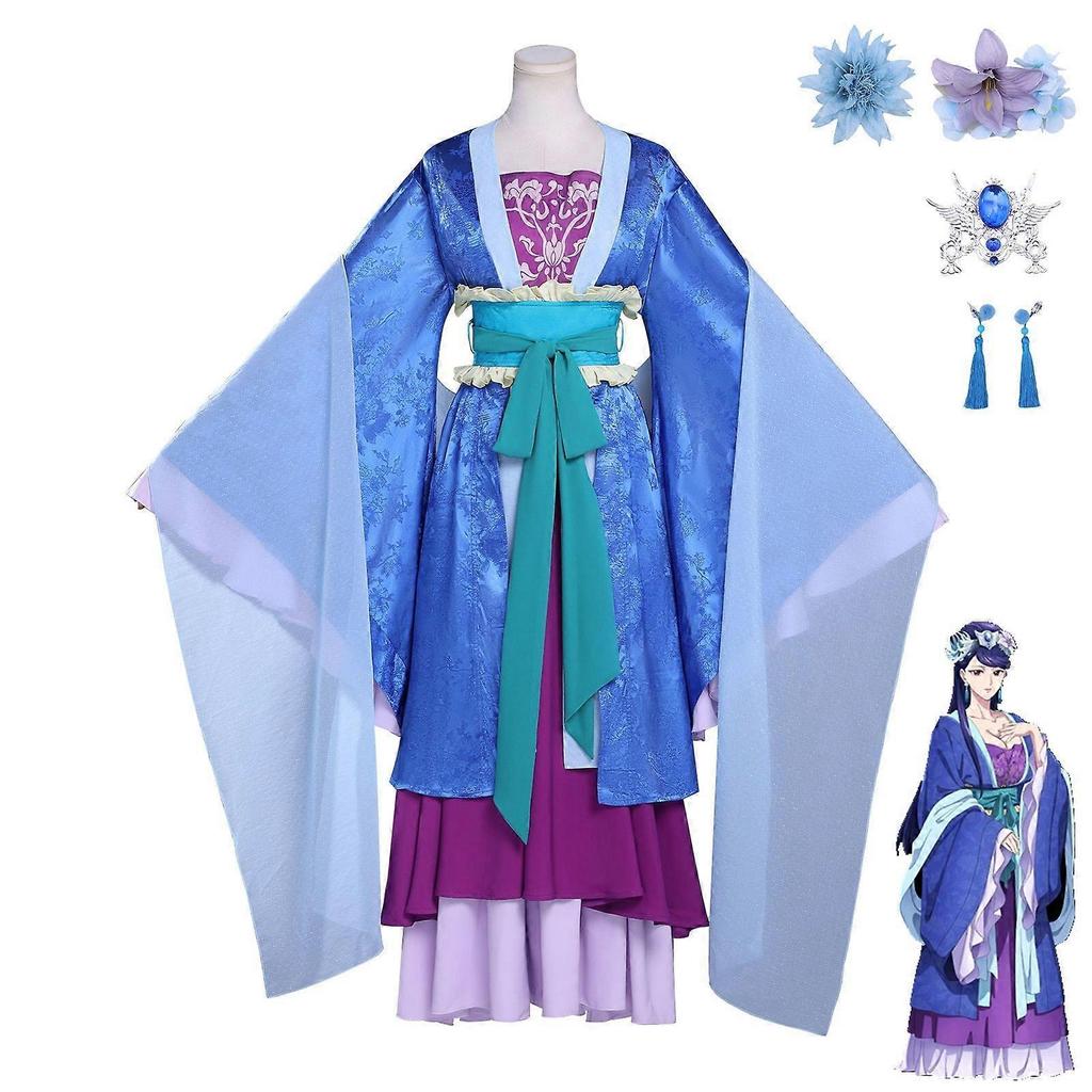 The Apothecary Diaries Cosplay Costume Party Fancy Dress Set for Womens